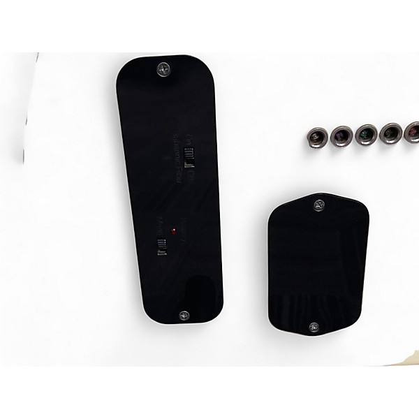 Used 2000s Fender AMERICAN DELUXE POWER TELECASTER Vintage White Solid Body Electric Guitar