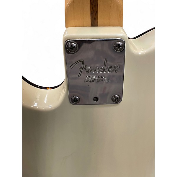 Used 2000s Fender AMERICAN DELUXE POWER TELECASTER Vintage White Solid Body Electric Guitar