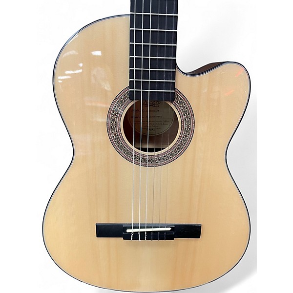 Used Lucero LC100CE Natural Classical Acoustic Electric Guitar