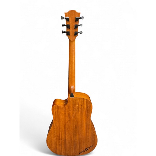 Used Lag Guitars HV10DCE HyVibe Natural Acoustic Electric Guitar