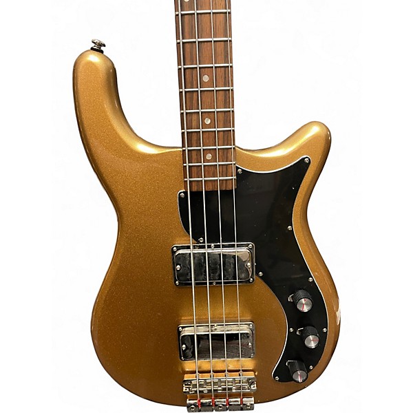 Used Epiphone Embassy Pro Almond Metallic Electric Bass Guitar