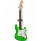 Used Squier Sonic Stratocaster HSS Laurel Fingerboard Lime Green Solid Body Electric Guitar thumbnail