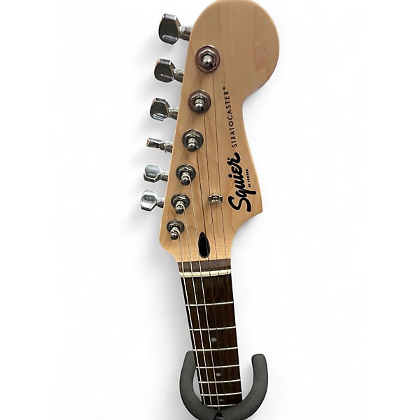 Used Squier Sonic Stratocaster HSS Laurel Fingerboard Lime Green Solid Body Electric Guitar