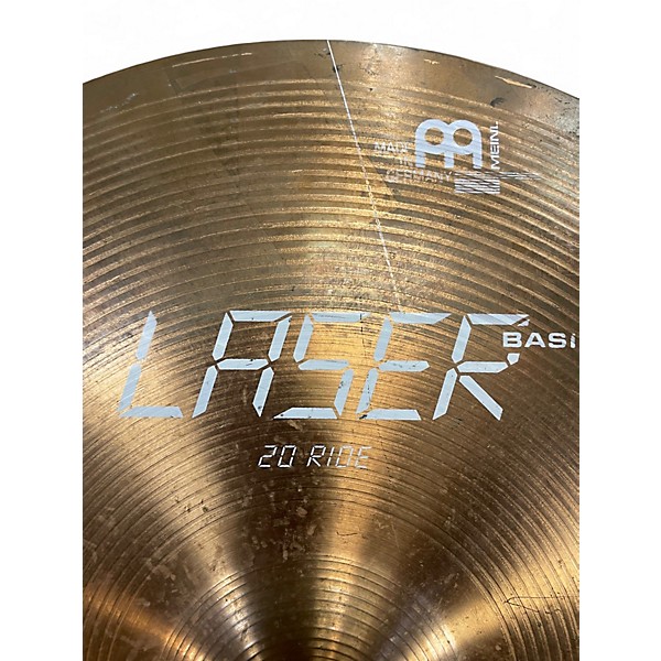 Vintage 1980s MEINL 20in Basic Laser Ride Cymbal Cymbal
