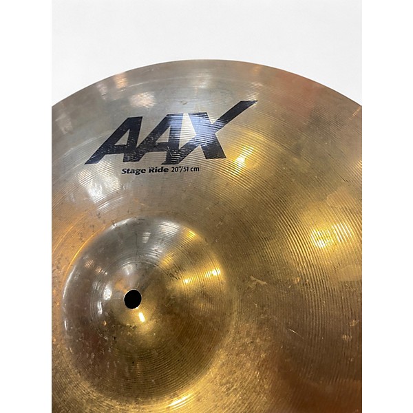 Used SABIAN 20in AAX Stage Ride Cymbal