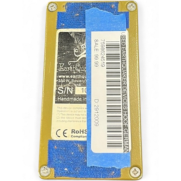 Used EarthQuaker Devices Hoof Germanium/Silicon Hybrid Fuzz Effect Pedal