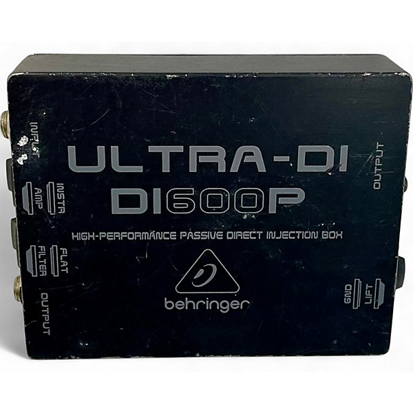 Used Behringer DI600P Passive Direct Box