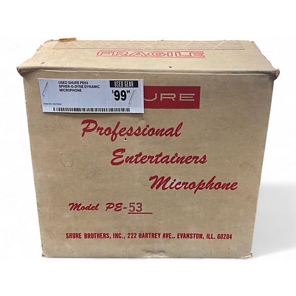Used Shure PE53 Spher-O-Dyne Dynamic Microphone
