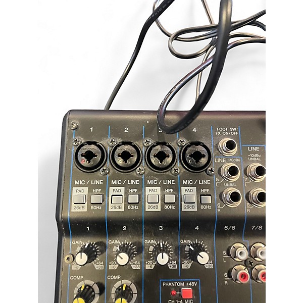 Used Yamaha MG10XU 10 Channel Mixer with Effects Unpowered Mixer