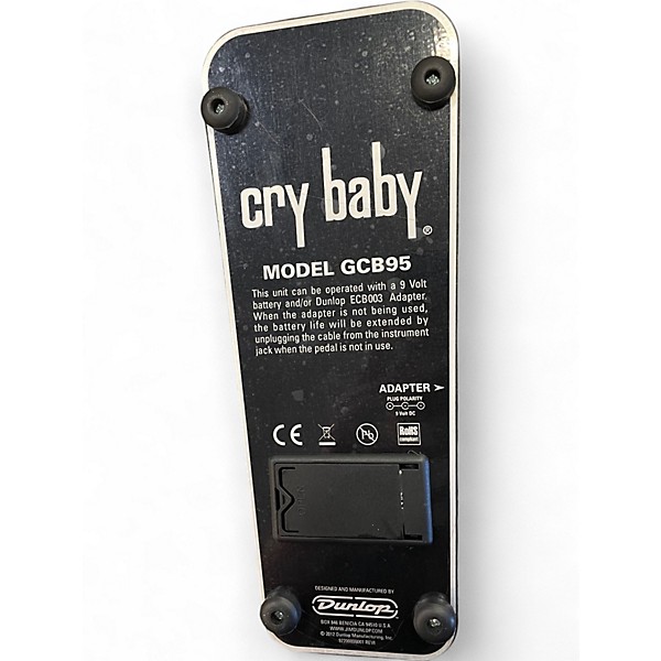 Used Dunlop Original Cry Baby Wah Effect Pedal