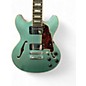 Used D'Angelico Premier Series DC Metallic Moon Green Hollow Body Electric Guitar