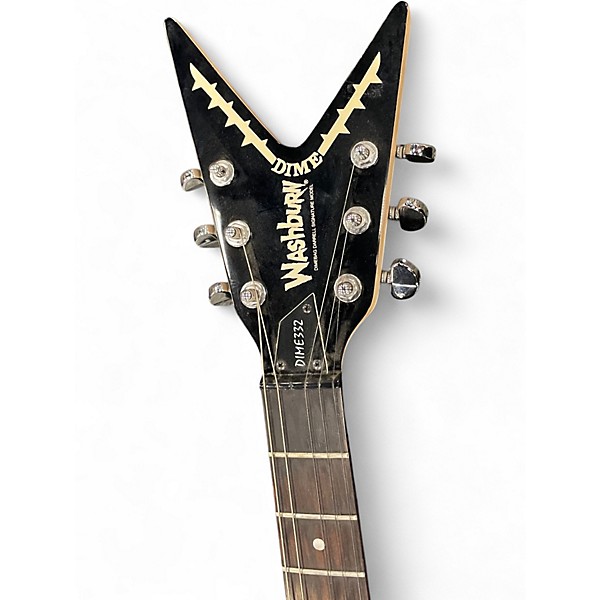 Used Washburn DIME 332 Black Solid Body Electric Guitar