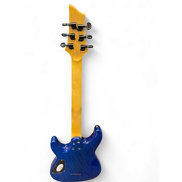 Used Schecter Guitar Research C-6 Elite Aquaburst Solid Body Electric Guitar