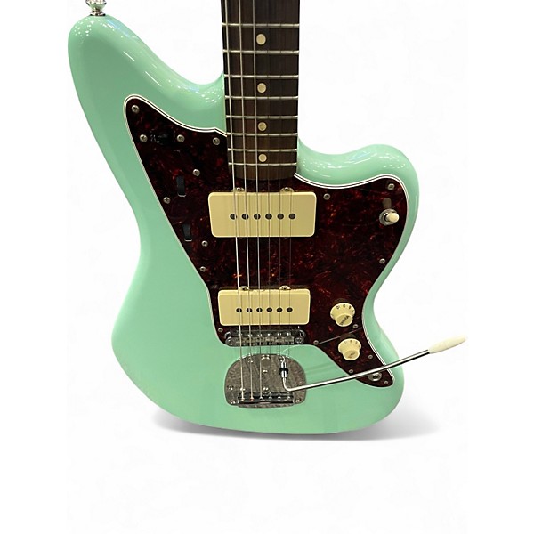 Used Fender Vintera 60s Jazzmaster Modified Surf Green Solid Body Electric Guitar