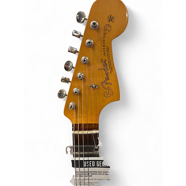 Used Fender Vintera 60s Jazzmaster Modified Surf Green Solid Body Electric Guitar