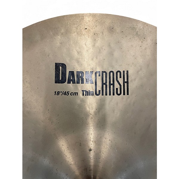 Used Zildjian 18in K Thin Dark Crash Cymbal