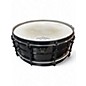 Used Ludwig 14X5.5 Black Magic Snare Black Drum thumbnail