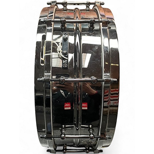Used Ludwig 14X5.5 Black Magic Snare Black Drum