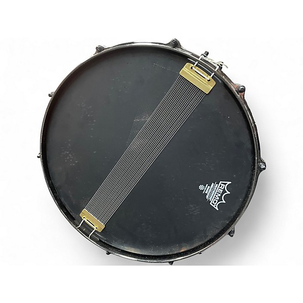 Used Ludwig 14X5.5 Black Magic Snare Black Drum