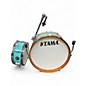Used TAMA 2 Piece Club Jam Mini with Ride Cymbal Arm Baltic Blue Drum Kit thumbnail