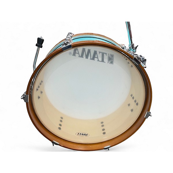 Used TAMA 2 Piece Club Jam Mini with Ride Cymbal Arm Baltic Blue Drum Kit