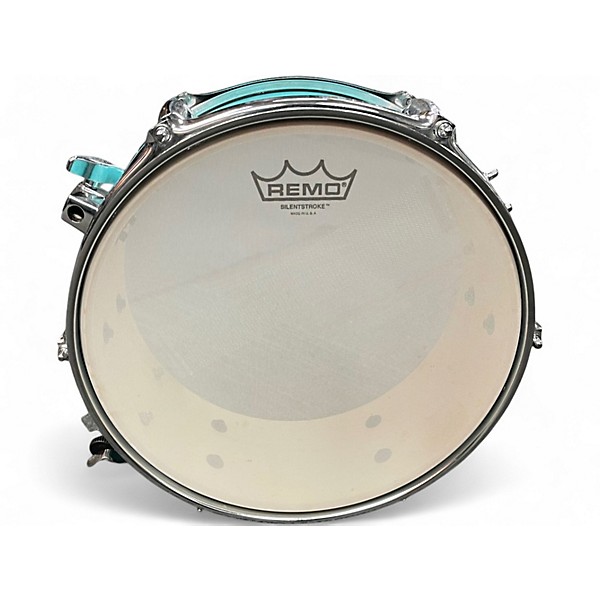 Used TAMA 2 Piece Club Jam Mini with Ride Cymbal Arm Baltic Blue Drum Kit