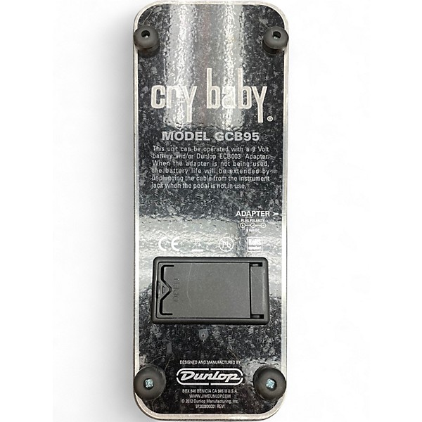 Used Dunlop GCB95 Original Crybaby Wah Effect Pedal