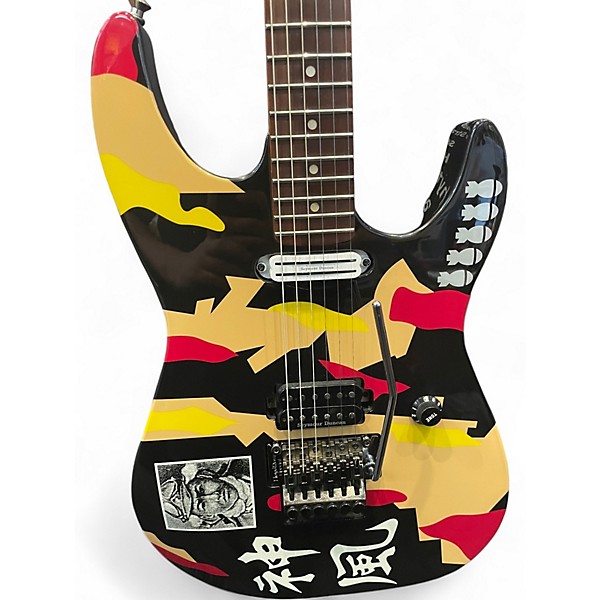 Used ESP LTD GL200K George Lynch Kamikaze Custom Graphic Solid Body Electric Guitar