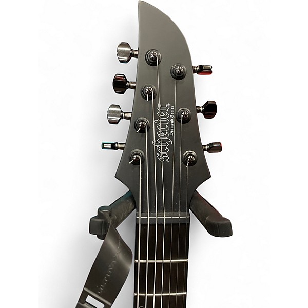 Used Schecter Guitar Research KM-7 MK-III EX BARITONE Satin Black Solid Body Electric Guitar