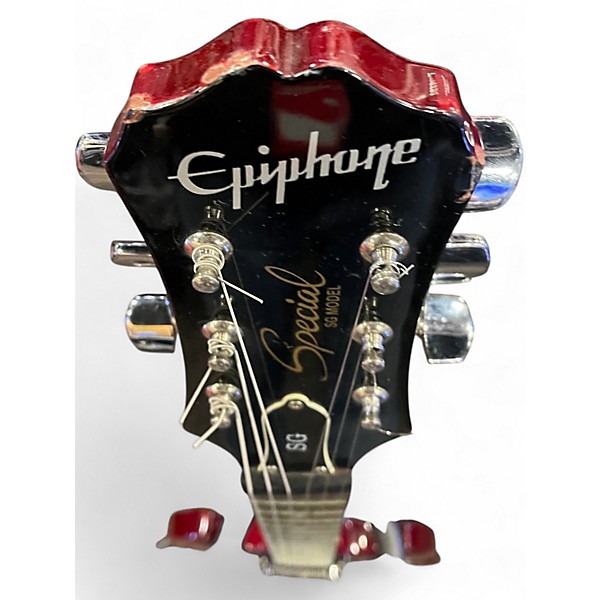 Used Epiphone SG Special Bolt On Cherry Solid Body Electric Guitar