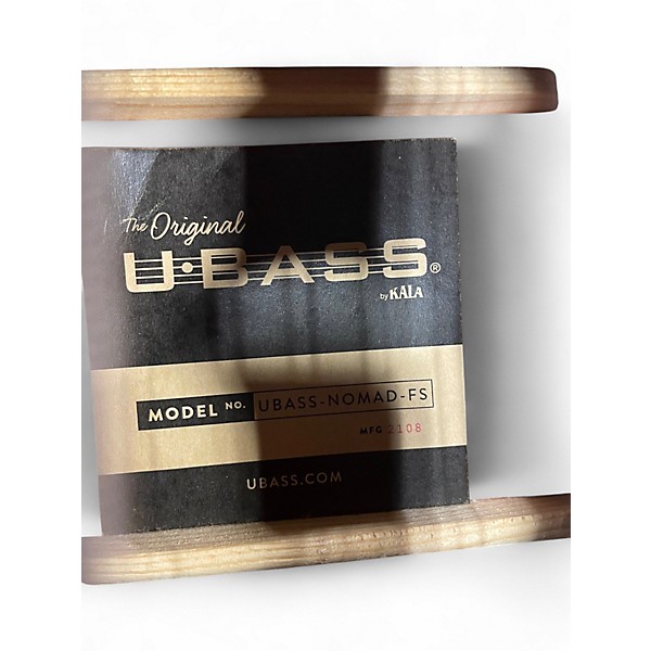 Used Kala U-bass nomad Natural Acoustic Bass Guitar