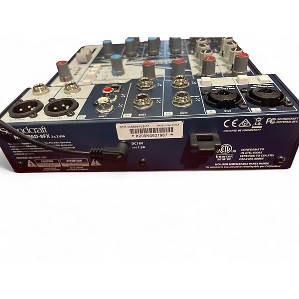 Used Soundcraft EFX8 Unpowered Mixer