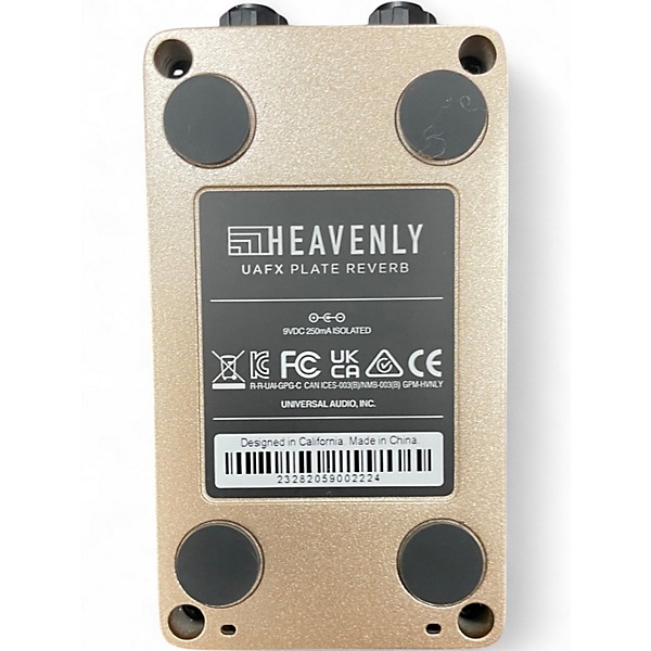 Used Universal Audio HEAVENLY PLATE REVERB Effect Pedal