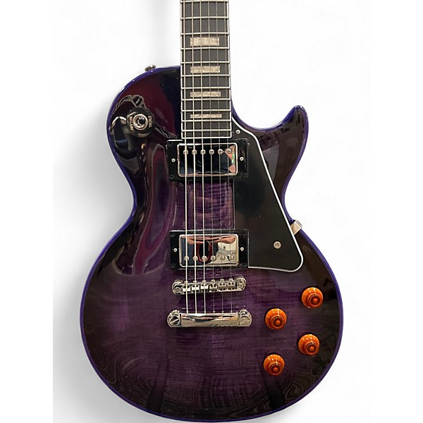 Used 2025 Epiphone LES PAUL CUSTOM WIDOW Purple BURST Solid Body Electric Guitar