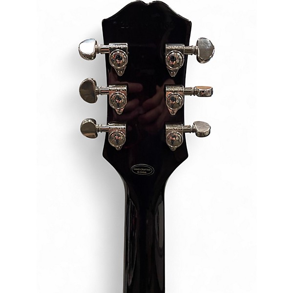 Used 2025 Epiphone LES PAUL CUSTOM WIDOW Purple BURST Solid Body Electric Guitar