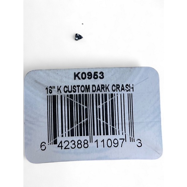 Used Zildjian 18in K Custom Dark Crash Cymbal