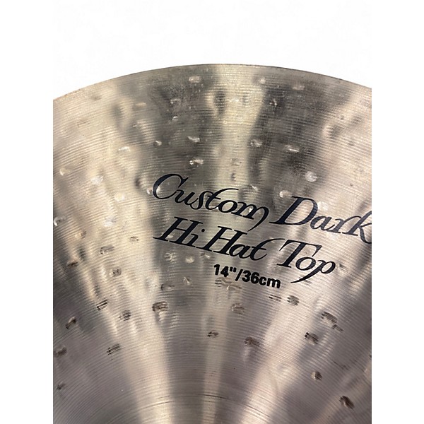 Used Zildjian 14in K Custom Dark Hi Hat Pair Cymbal