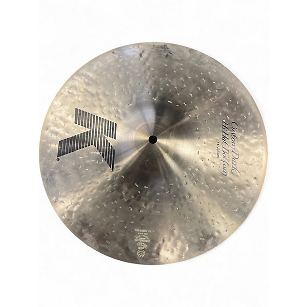 Used Zildjian 14in K Custom Dark Hi Hat Pair Cymbal
