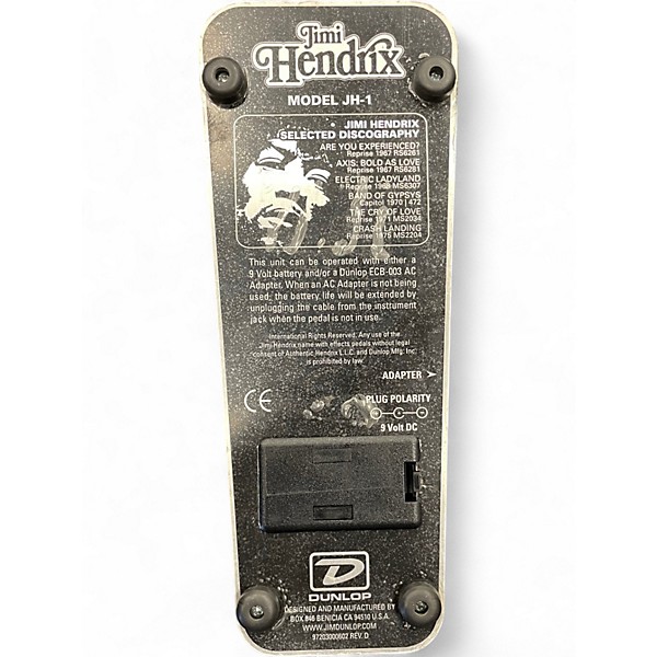 Used Jimi Hendrix Wah Wah Effect Pedal