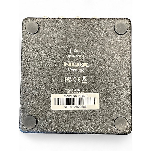 Used NUX NDD7 TAPE ECHO Effect Pedal