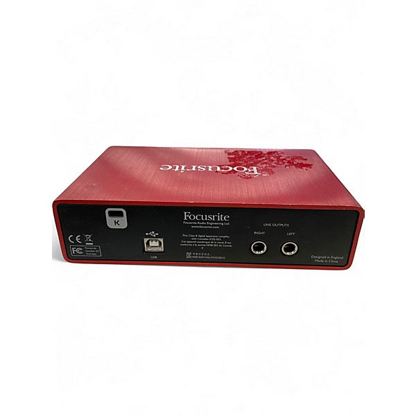 Used Focusrite Scarlett 2i2 Audio Interface