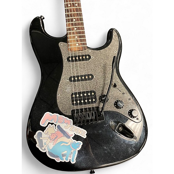 Used Squier Bullet Stratocaster Black Solid Body Electric Guitar