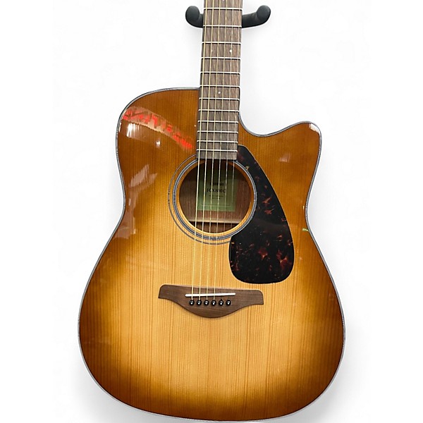 Used Yamaha fgx800c Sandburst Acoustic Electric Guitar