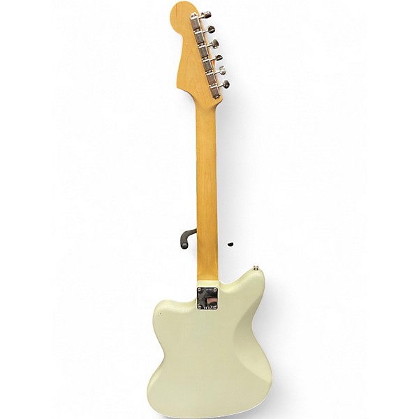 Used Fender AVRI 65 Jazzmastrr Olympic White Solid Body Electric Guitar