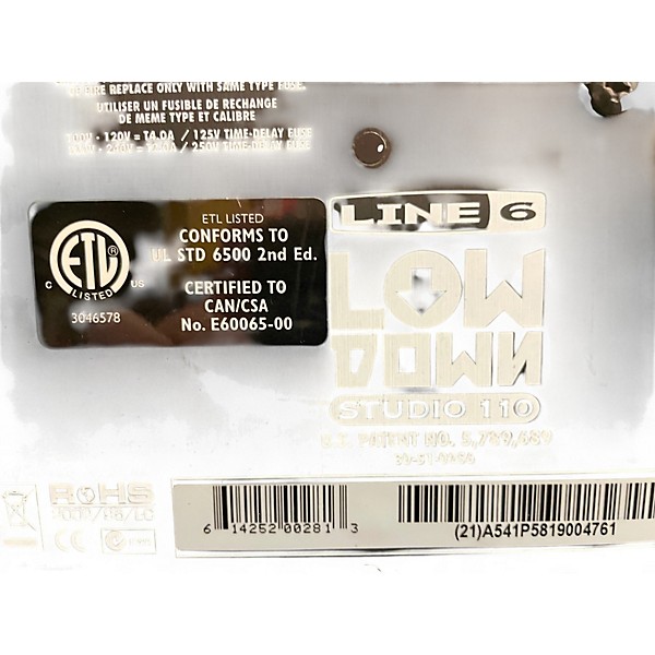 Used Line 6 LowDown Studio 110 Battery Powered Amp