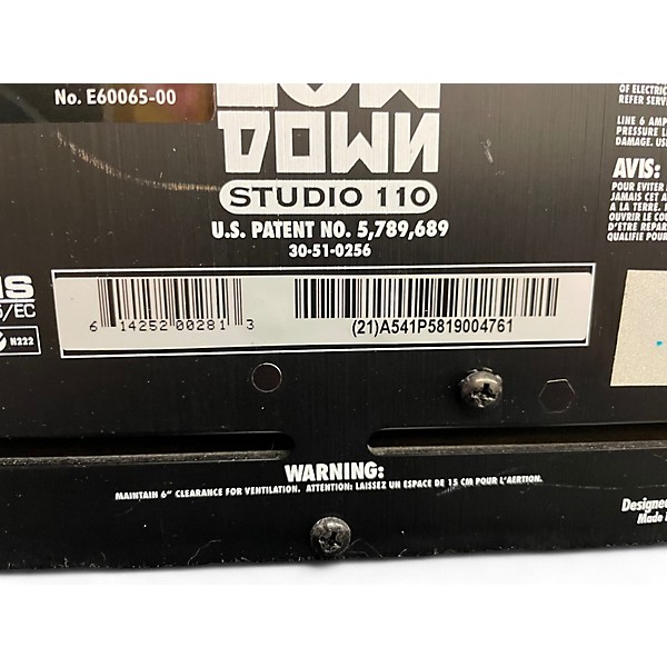 Used Line 6 LowDown Studio 110 Battery Powered Amp