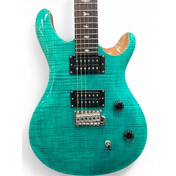 Used PRS se ce24 Turquoise Solid Body Electric Guitar