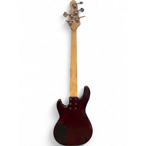 Used G&L Tribute L2500 5 String Red Burst Electric Bass Guitar