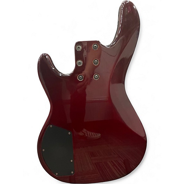 Used G&L Tribute L2500 5 String Red Burst Electric Bass Guitar