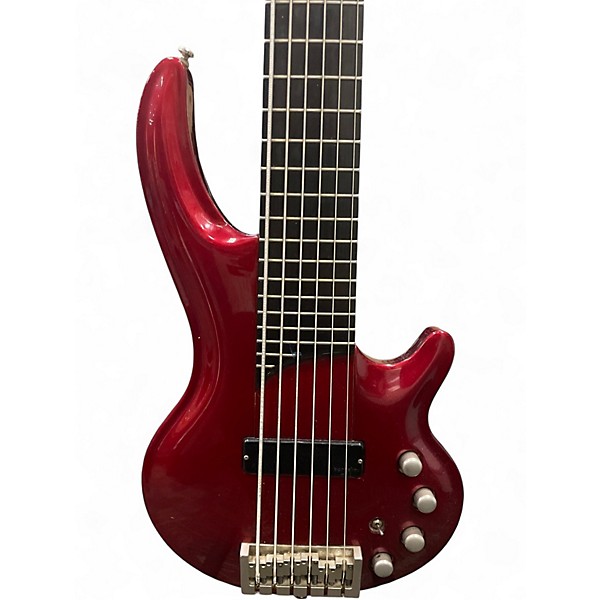 Used Cort CURBOW 6 RED Electric Bass Guitar